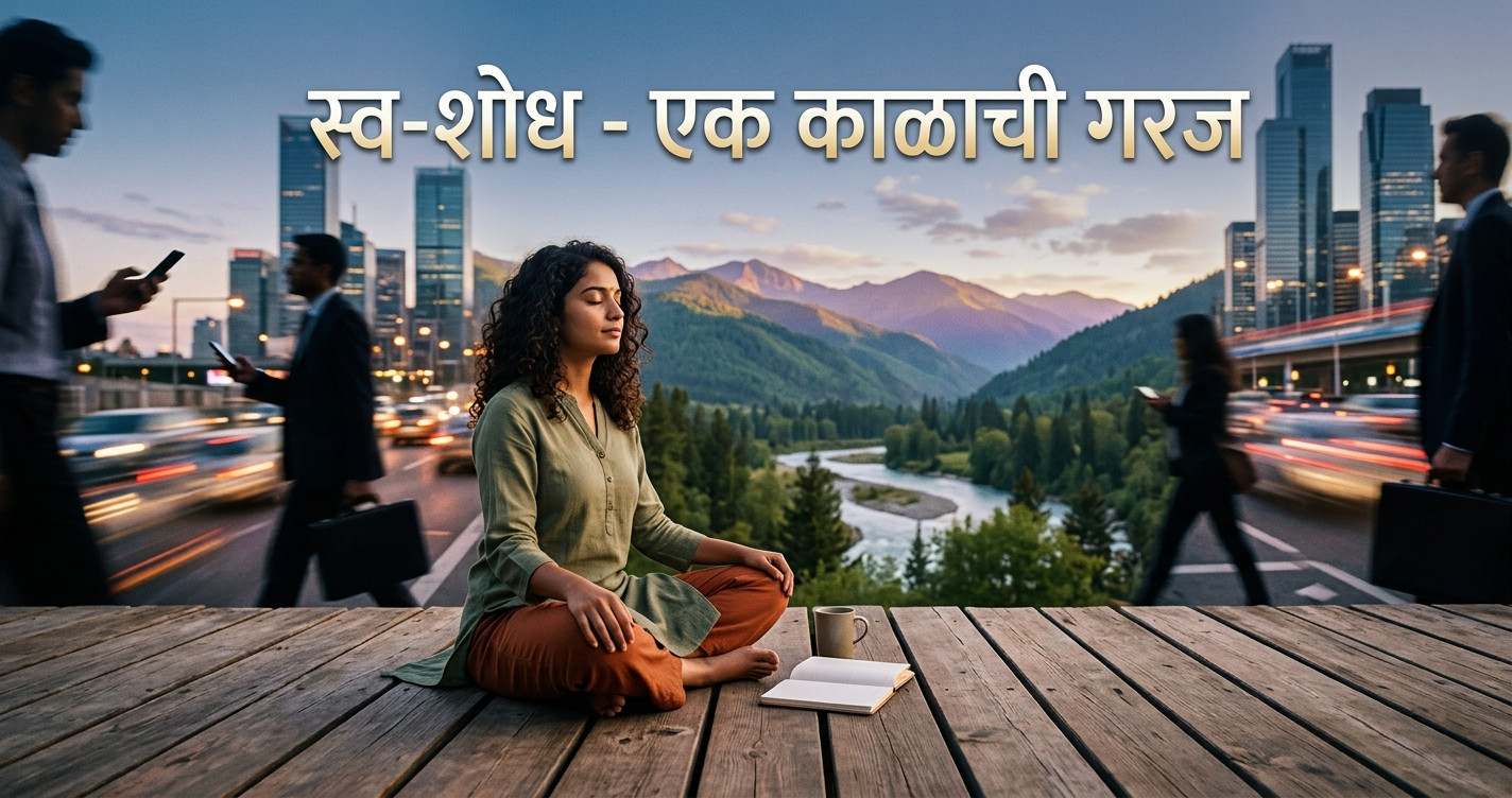 स्व-शोध: धावपळीच्या दुनियेत स्वतःचा हरवलेला मार्ग शोधताना