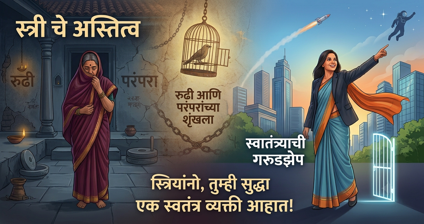 रूढी-परंपरांचा पडदा आणि 'स्त्री' म्हणून स्वाभिमानाचे अस्तित्व!