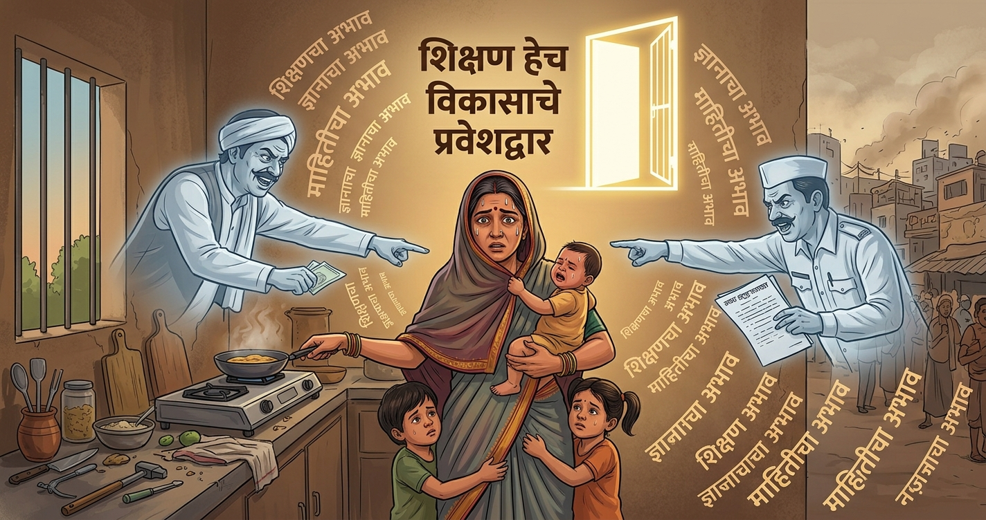 शिक्षणाचा अभाव आणि स्त्रीच्या अस्तित्वावर होणारे दुष्परिणाम!