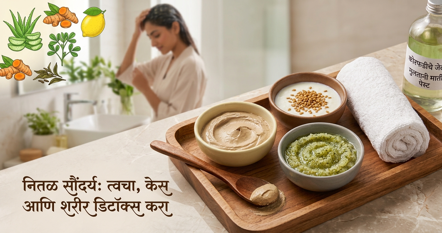 नितळ सौंदर्य: एकाच दिवशी त्वचा, केस आणि शरीराचे डिटॉक्स कसे कराल?