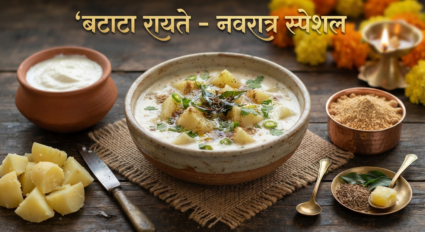 उपवासाचे थंडगार आणि पौष्टिक 'बटाटा रायते