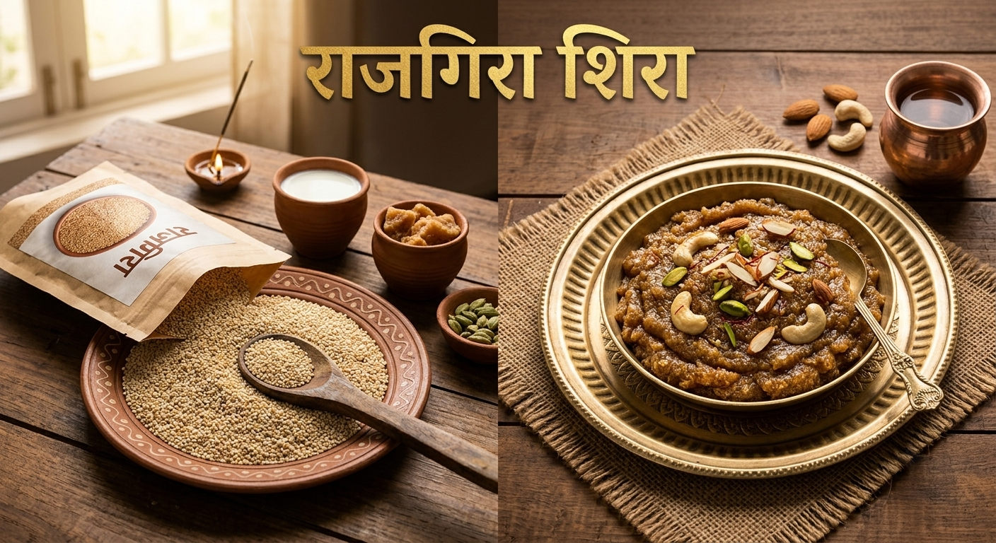 पौष्टिक आणि चवदार 'राजगिरा शिरा'